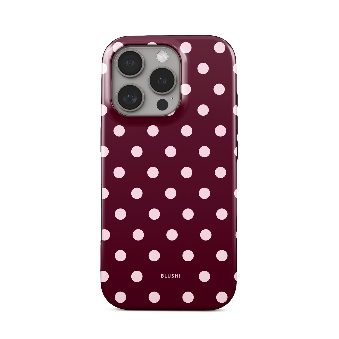 Polka Dot ⎪Burgundy and Pink