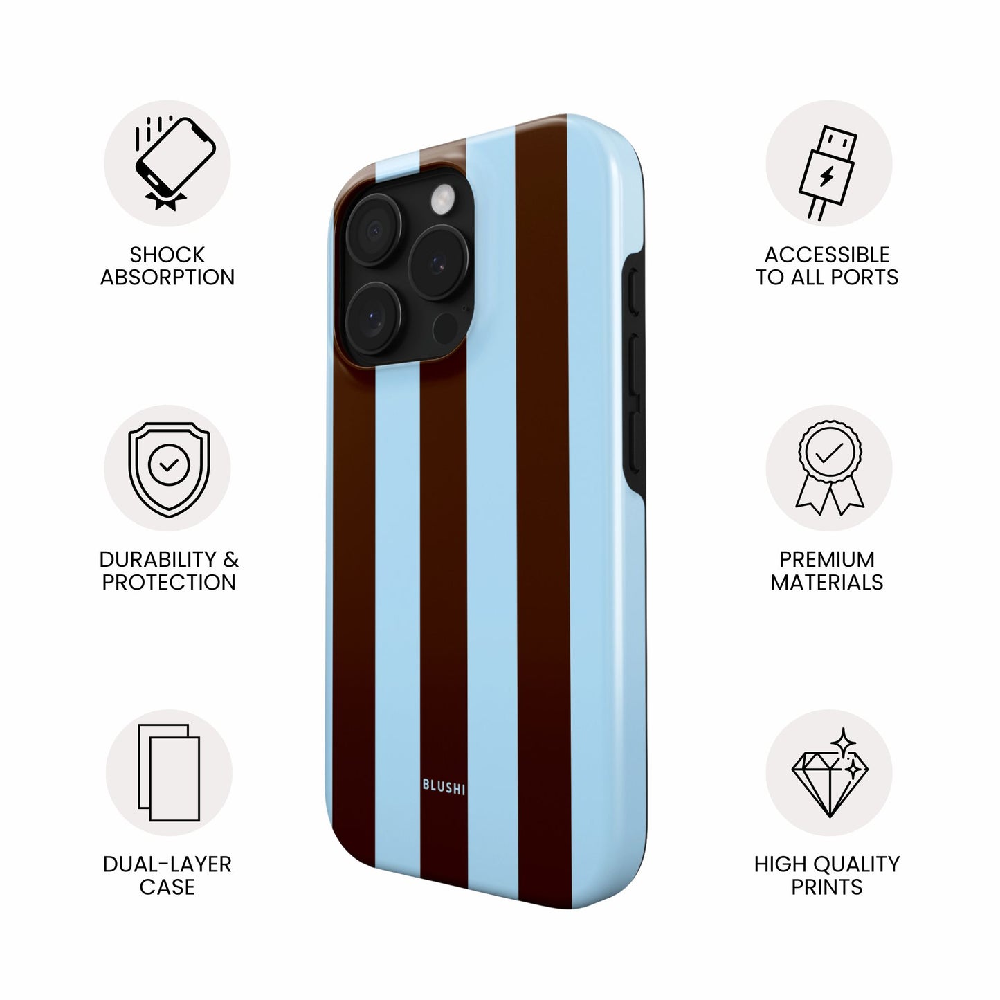 Brown & Blue Stripes (MagSafe)