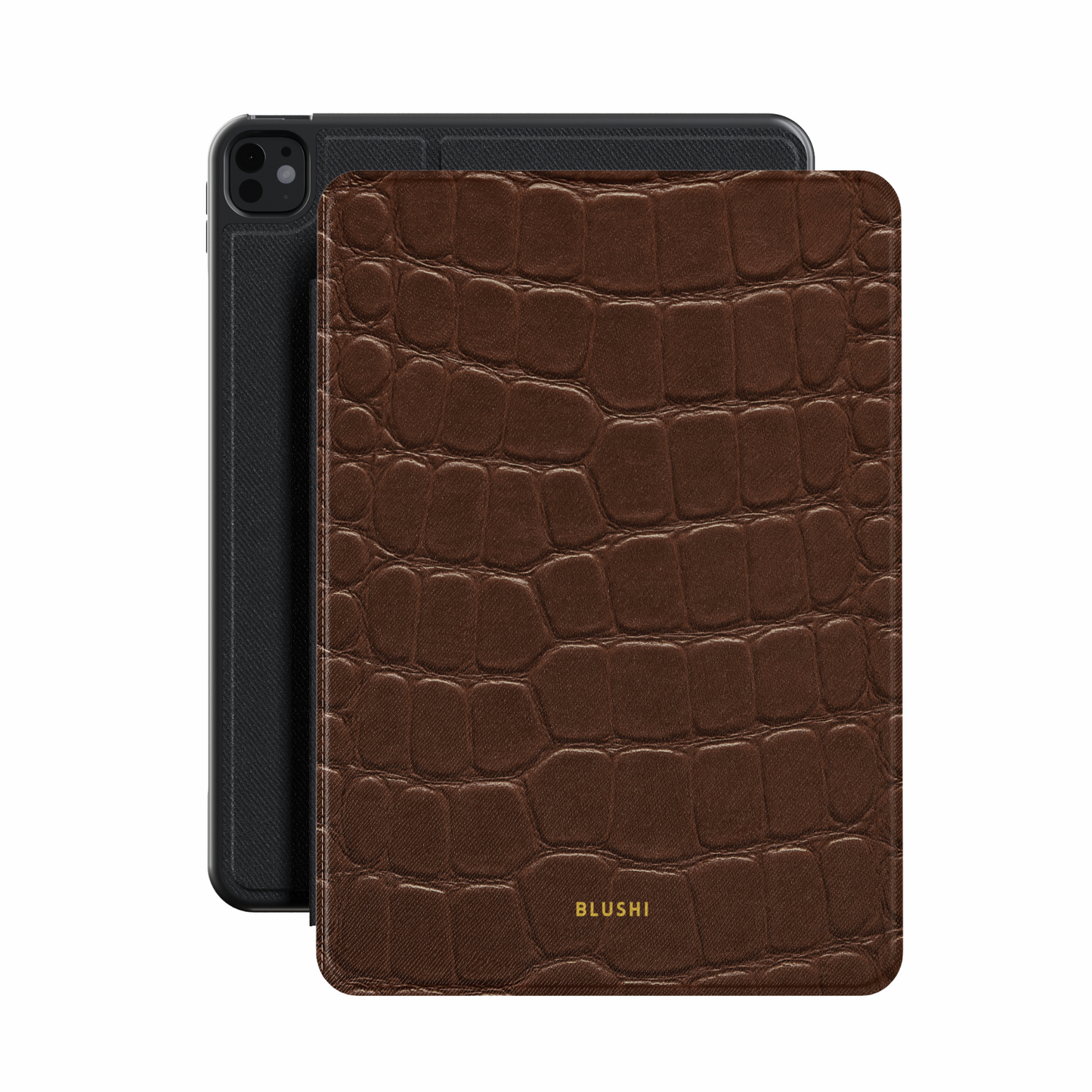 Brown Croco - iPad Case