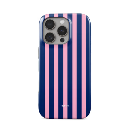 Navy & Pink Stripes