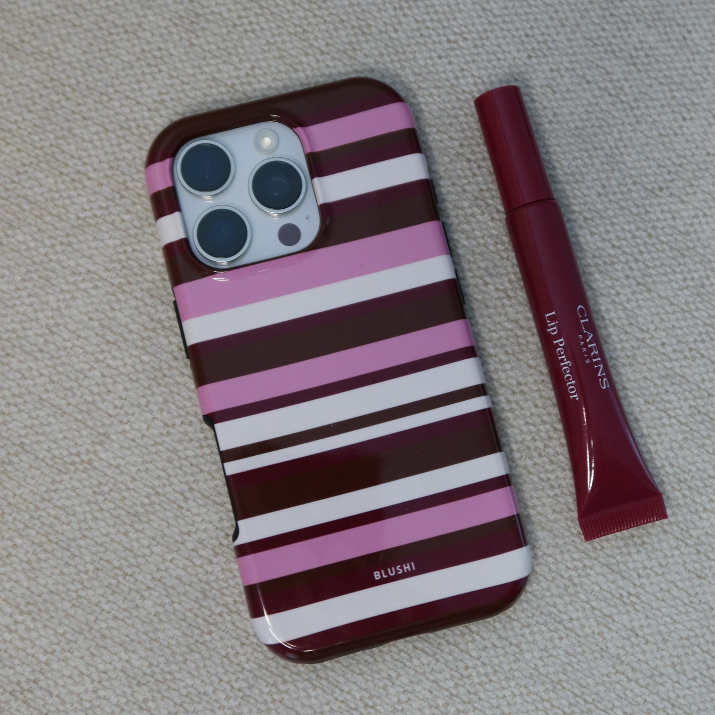 Neapolitan - Pink Striped MagSafe iPhone Case