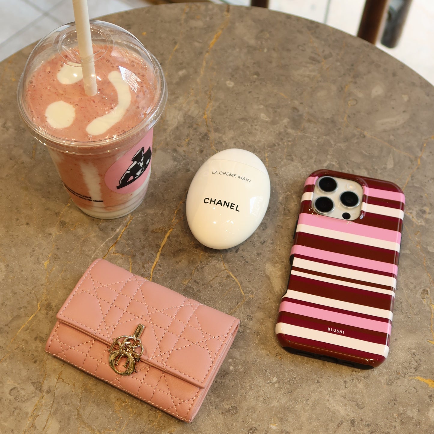 Neapolitan - Pink Striped MagSafe iPhone Case