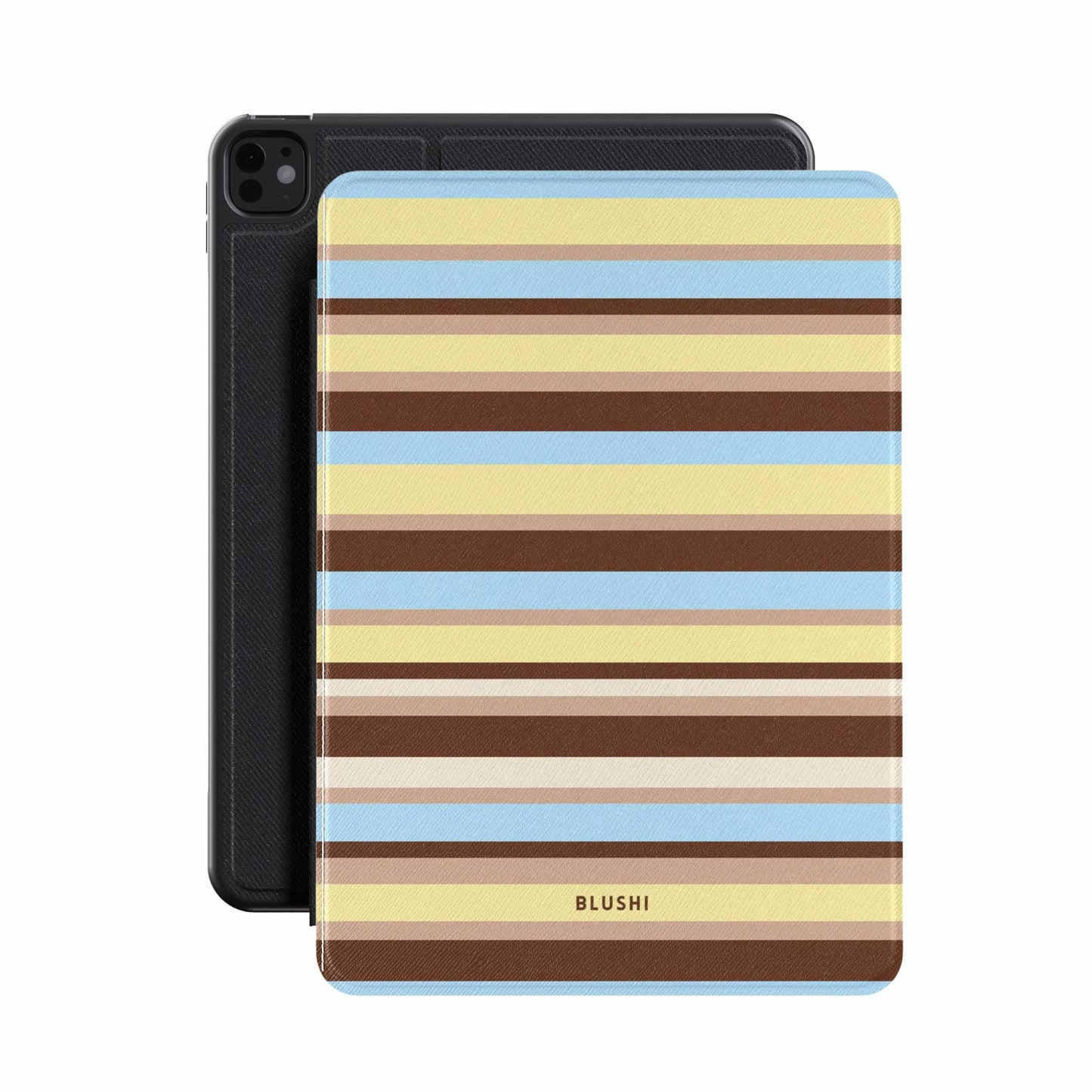 Paradise - Striped iPad Case by Blushi Cases