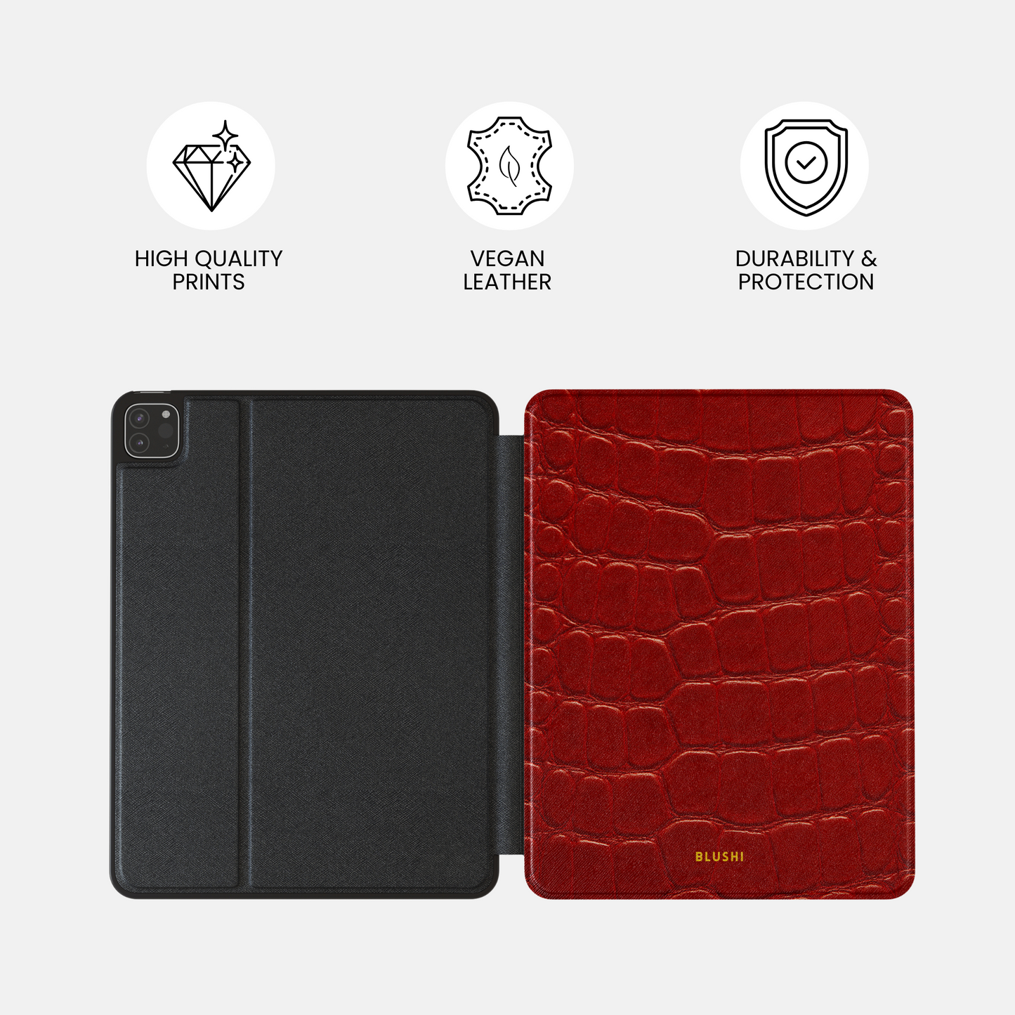 Red Croco - iPad Case