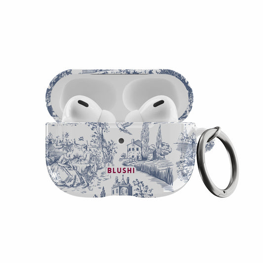 French Toile AirPods Case
