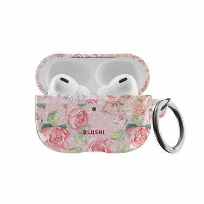 Étui AirPods à roses vintage