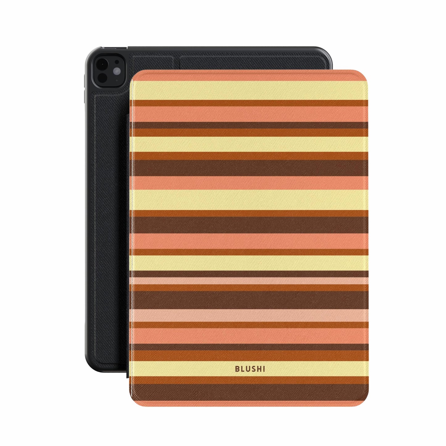 Terracotta -  Striped iPad Case