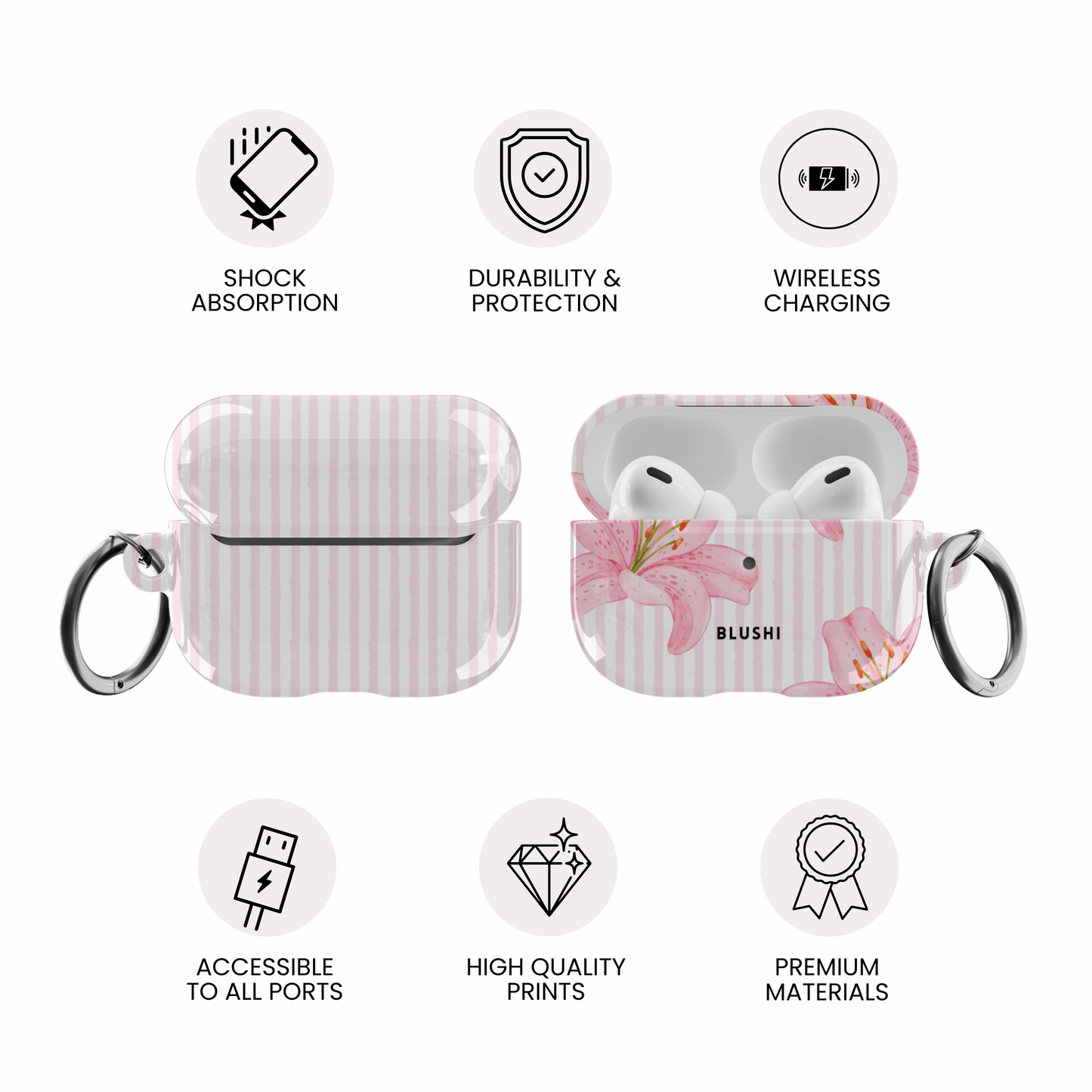 Blooming Lilies AirPods Case