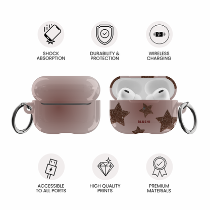 Mocha Stars AirPods Case