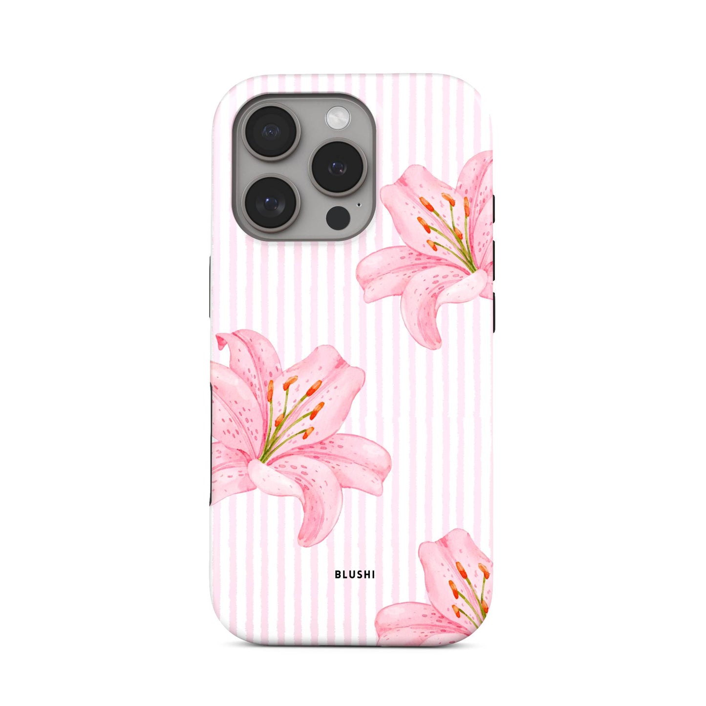 blooming lilies iphone 16 pro case
