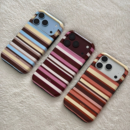 colorful striped iphone 18 cases