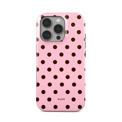 Polka Dot⎪Pink and Brown