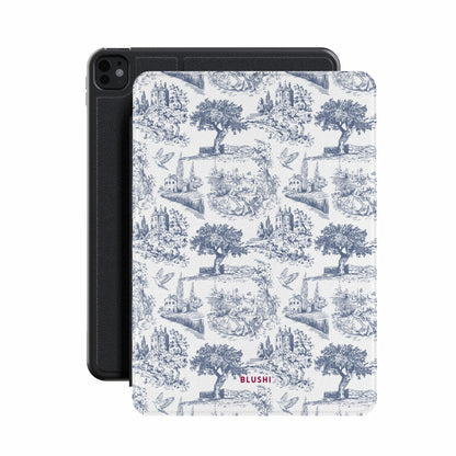 French Toile iPad Case