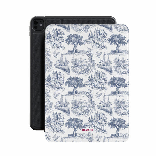 French Toile iPad Case