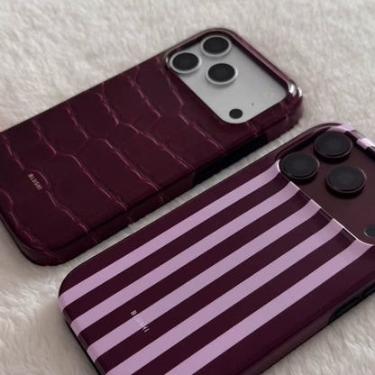 Burgundy Croco (Magsafe)